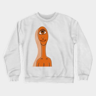 Orange man Crewneck Sweatshirt